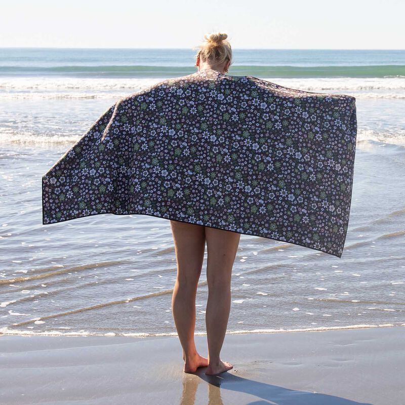 ICO Traders Sandfree Beach Towel - Licorice Stripe image number 1